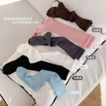 GOOD FA 2025年春夏光泽感秀款细坑条小腿袜 25003B