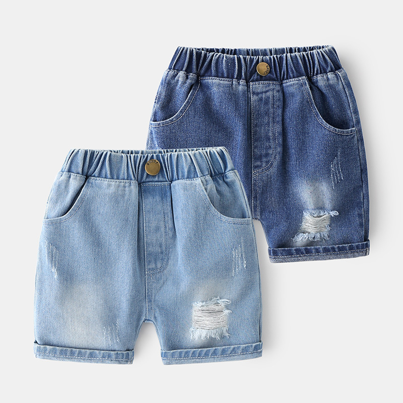 Summer denim soft trousers for boys for leisure