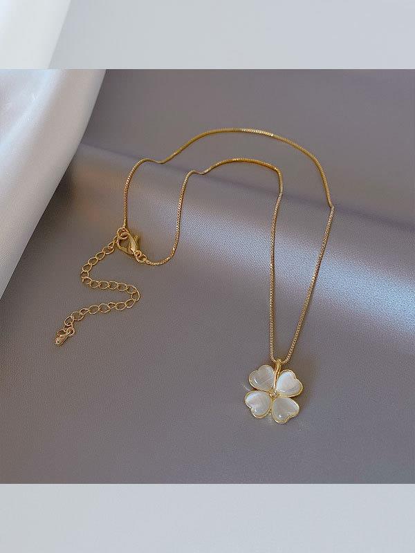 Halskette Damen Titan Stahl Mode Schlüsselbein Kette Licht Luxus Kleines Design Hohes Gefühl der Vielseitigkeit Spicy Girls Halskette_voghion.com