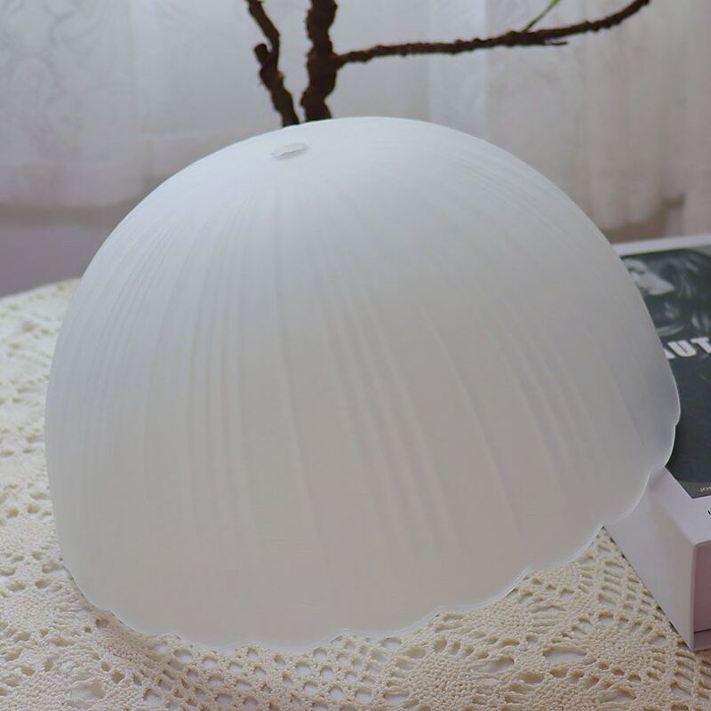Frosted Glass Table Lampshade Lamp Small Hole Glass Shade Spherical Crackle Lampshade