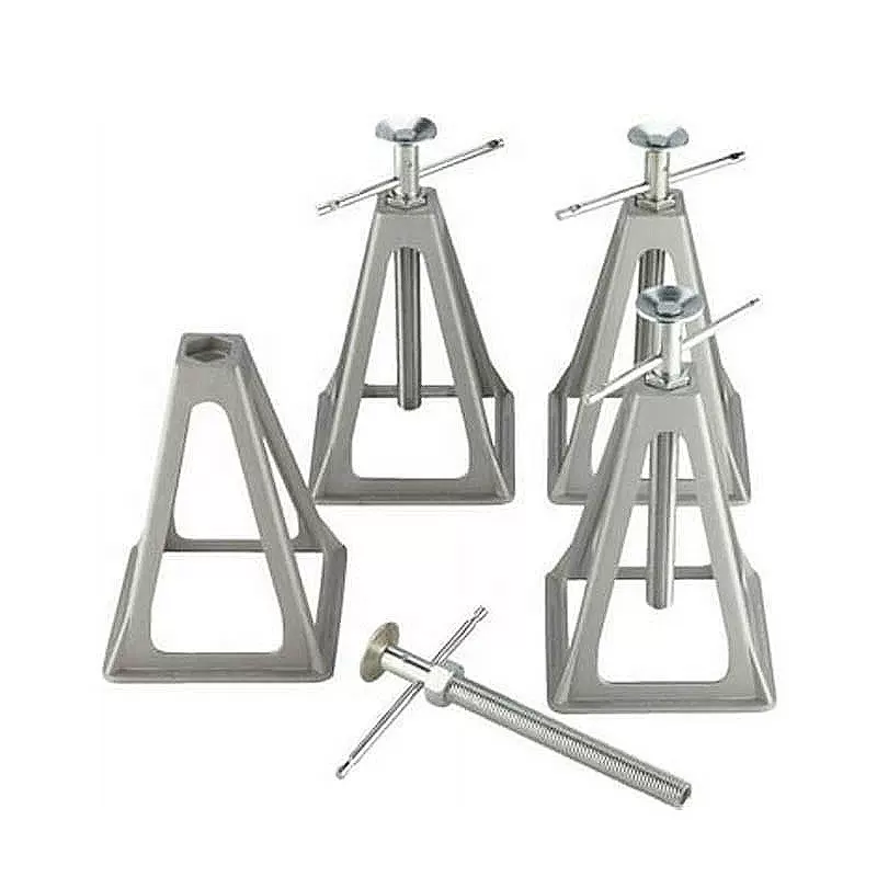 外贸同款单件带橡胶垫房车千斤顶稳定手摇驻车支架支脚供货欧美