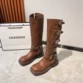 Brown Fleece-Lined