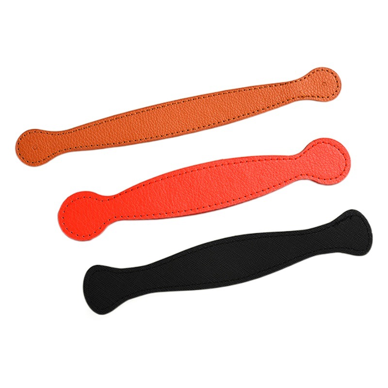 in stock PU leather handle gift box leather handle luggage accessories festival moon cake packaging box handle wholesale