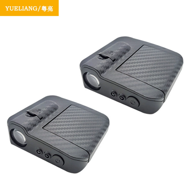 Автозапчасти, автомобильный логотип, напольный светильник для приветствия, без проводов, углеродное волокно, инфракрасный датчик двери, проекционный светильник