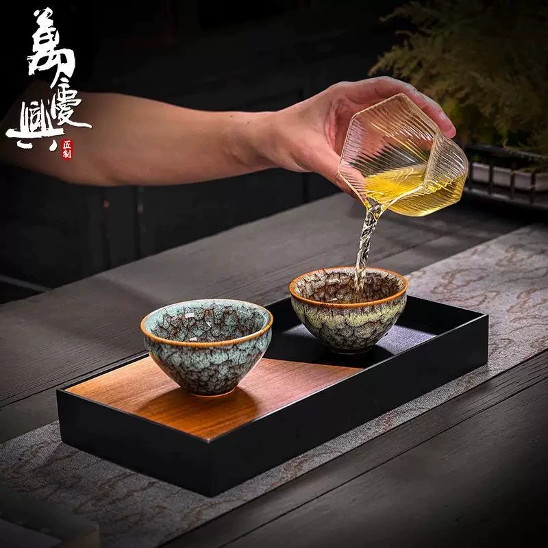 Ceramic tea cup, set
