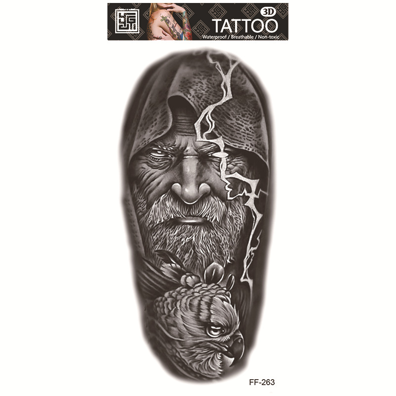 Tatuajes Temporales Impermeables de Papel de Transferencia al Agua para Cuerpo Entero image 69