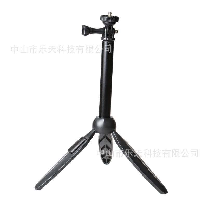 mobile phone selfie live broadcast Bracket tripod Integrated Bluetooth mobile phone The racket rod gopro Camera tripod