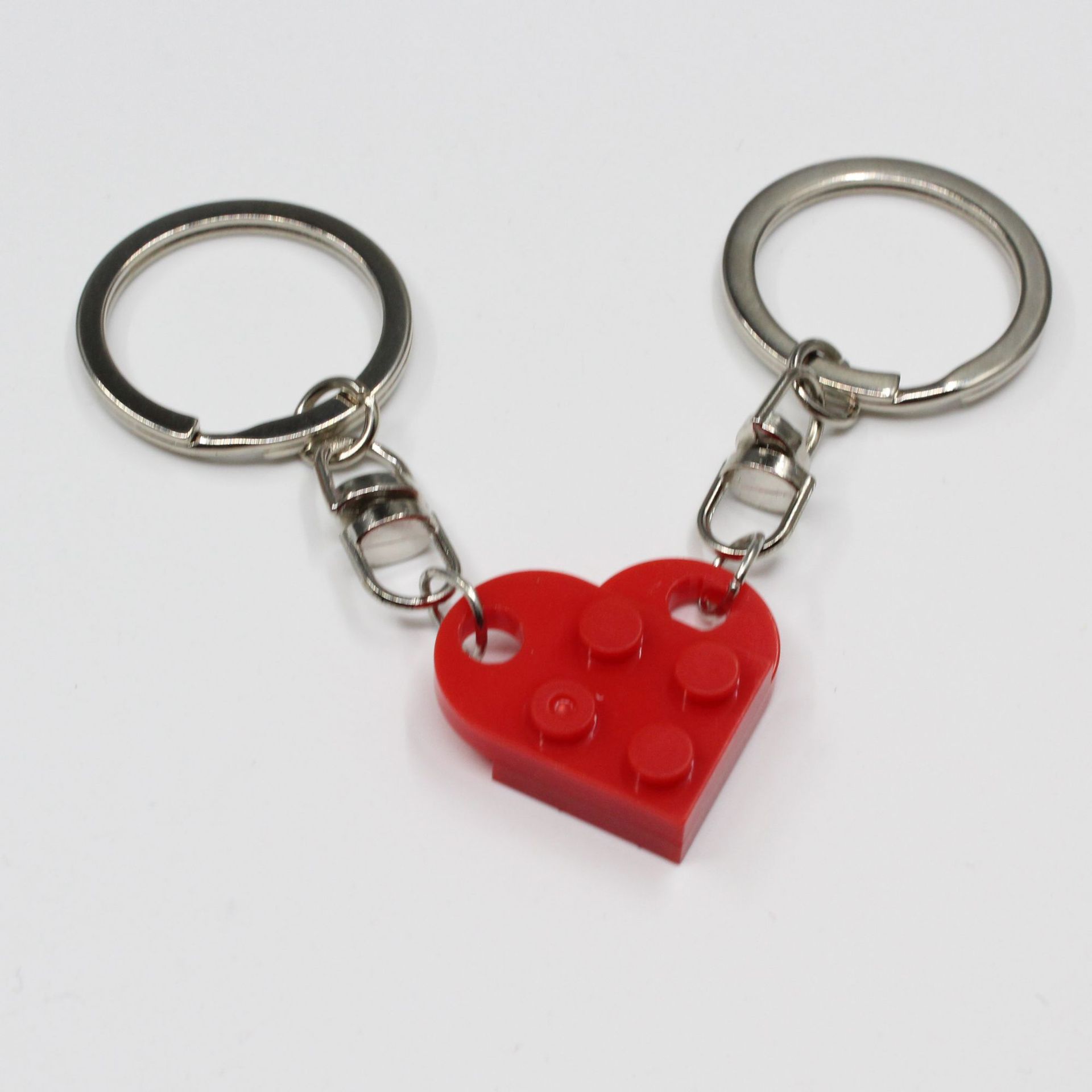 Cute Korean Style Heart Shape Abs Women's Bag Pendant Keychain display picture 2