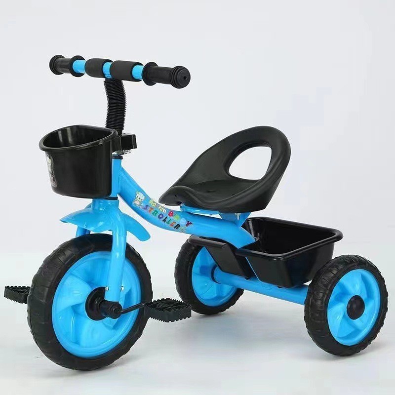 Factory Kidsren's Tricycle, Male and Female Baby Bicycle, 2-6 Years Old Kids Anti-Rollover Bicycle, Reversible Bicycle