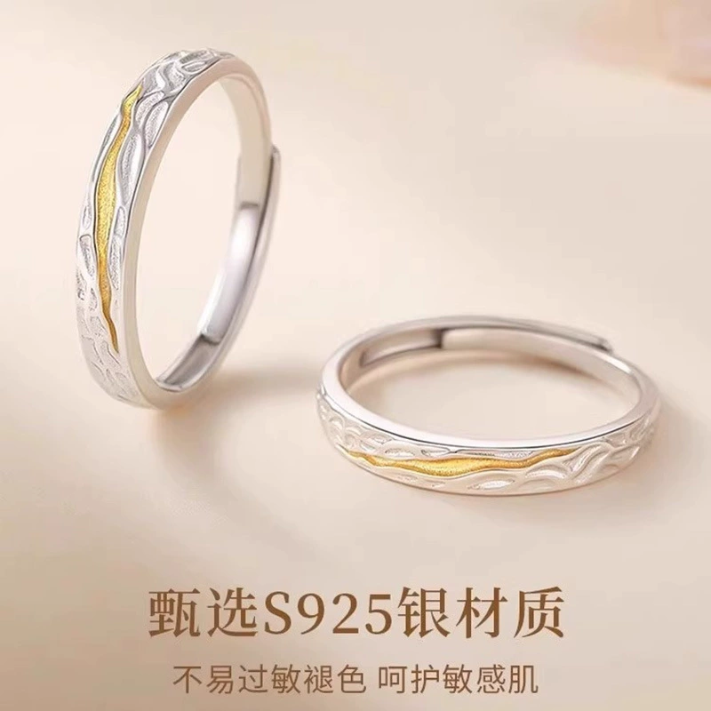 Ring, for beloved, silver 925 sample, high-quality style, Birthday gift