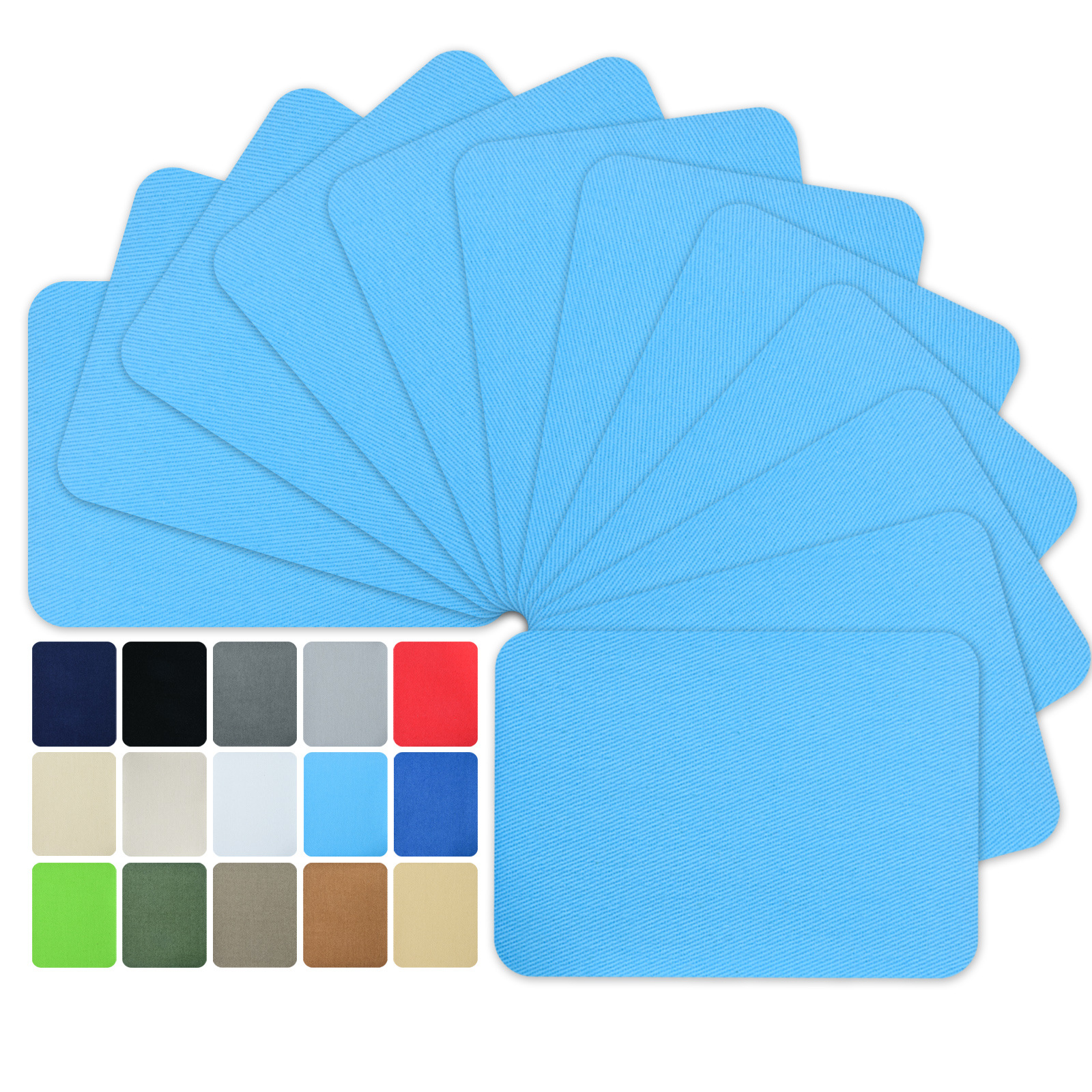 하늘색 * 스퀘어 * 7.5*10.5 12 장