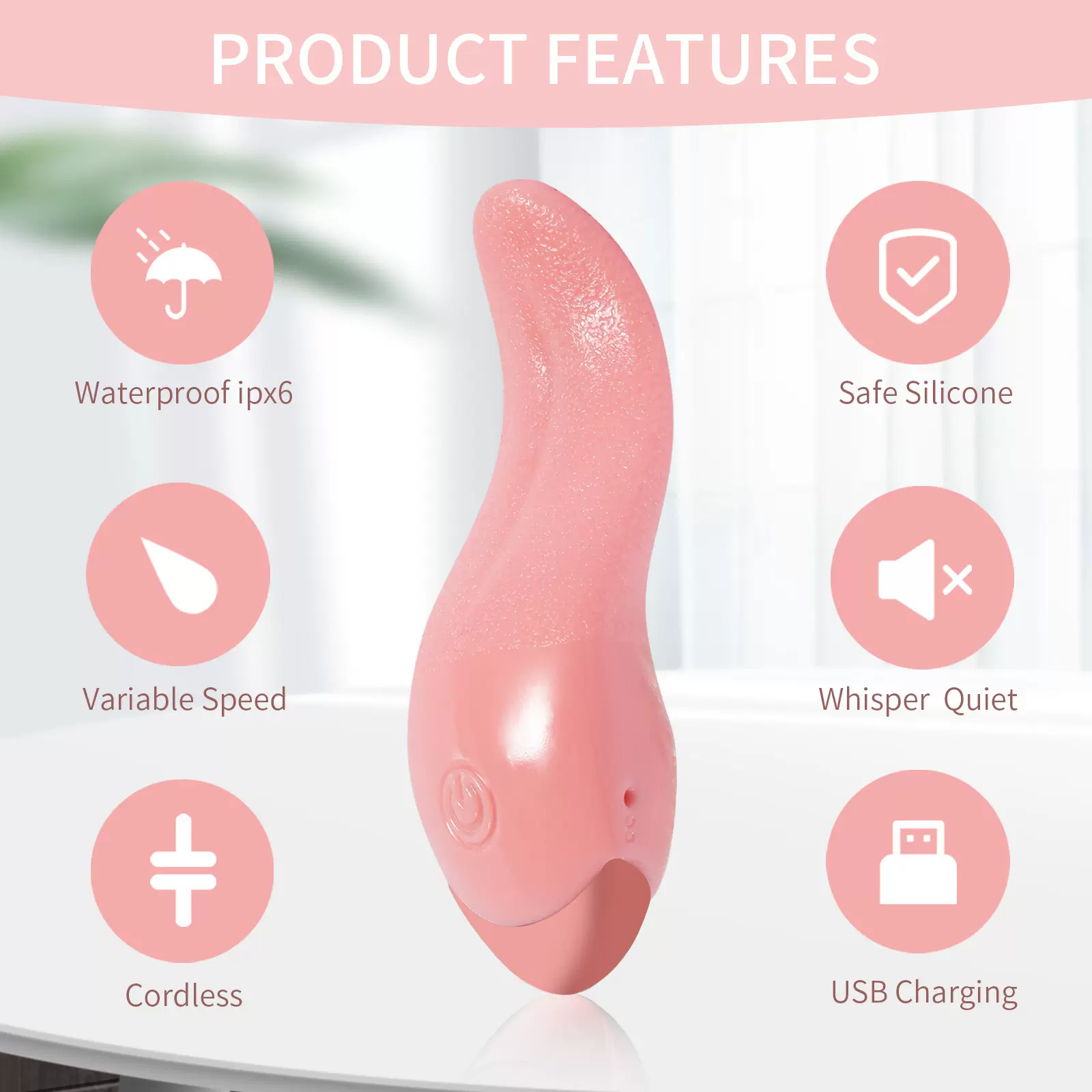 舌头震动棒女用自慰仿真舔阴器刺激阴蒂av电动女用成人情趣性用品