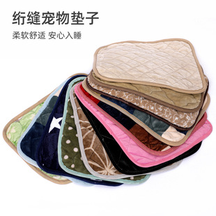 Cat's Kennel Four Seasons Universal Thickened Cushion Pet Nest Cushion Soft Warm Printed Blanket Sleeping Cushion Cross-border Wholesale