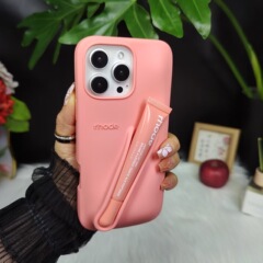 ロードリップグロス対応 iPhoneケース 17promaxr リップスティックケース シリコン製スマホケース リップケース