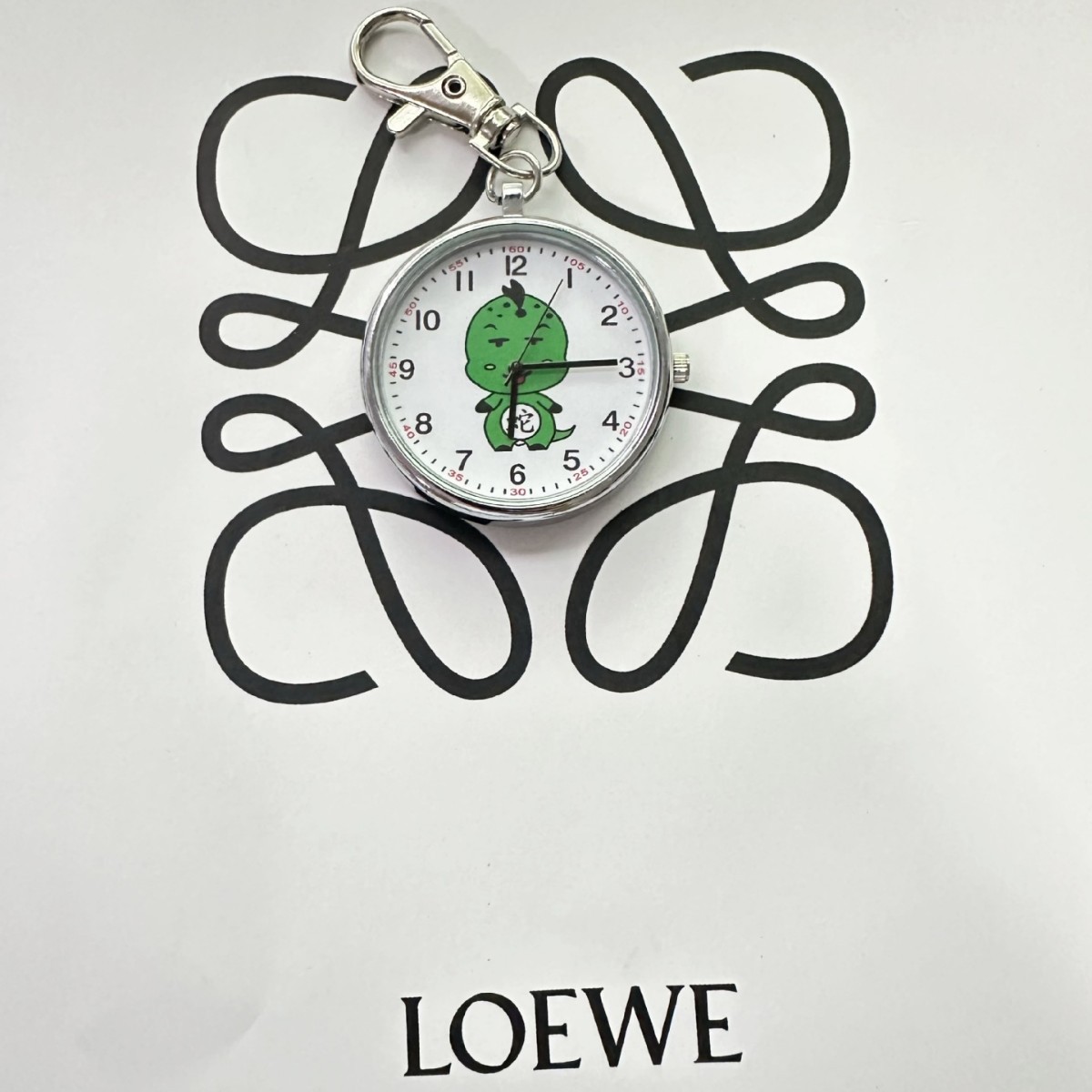 Twelve Zodiac Cartoon Hanging Watch Nurse Watch Children's Male and Female Student Exam Keychain Hanging Watch Elderly Pocket Watch