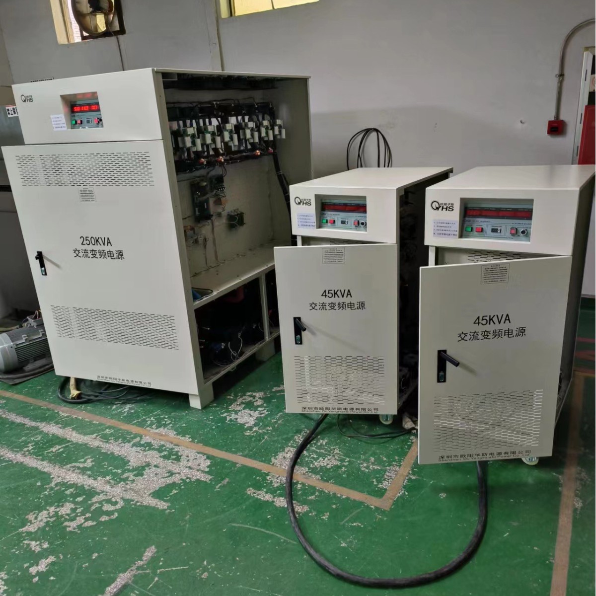 ŷ����˹250KVA��Ƶ��Դ���ϻ����Դ���Ͳ�����220V 50HZ