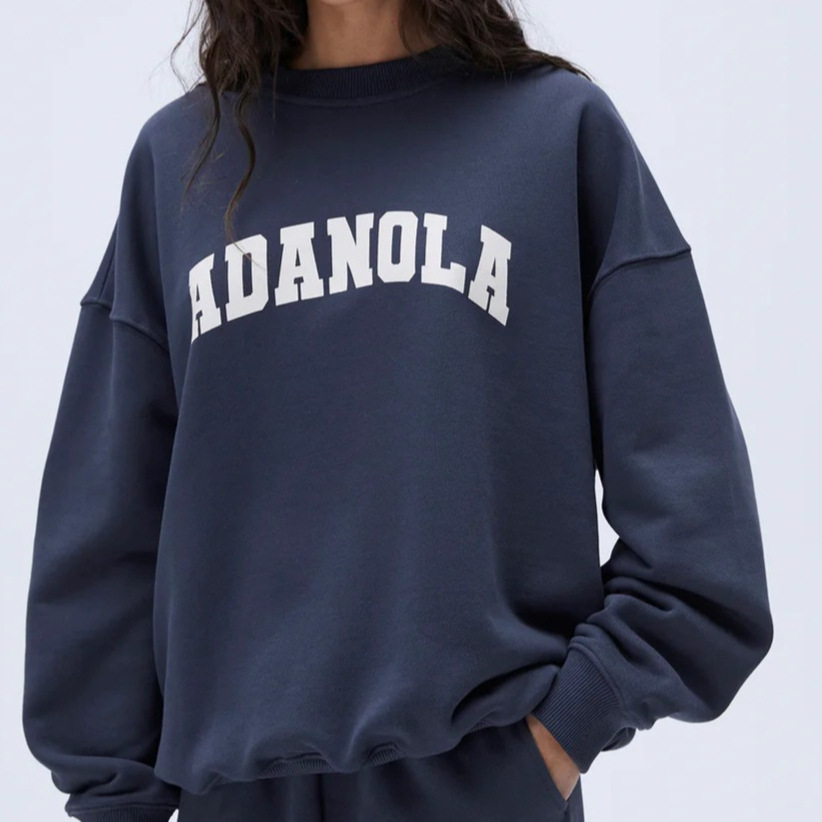Retro trend sweatshirt for leisure