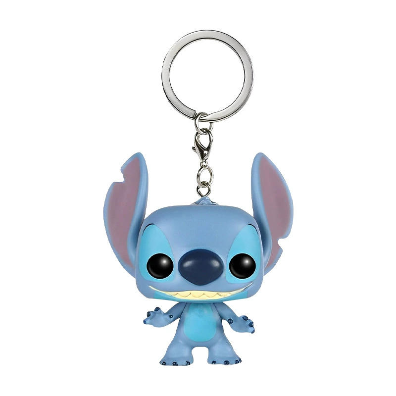 Брелок POP 636 Stitch виниловая фигурка, металлическое кольцо, 6×5×8 см