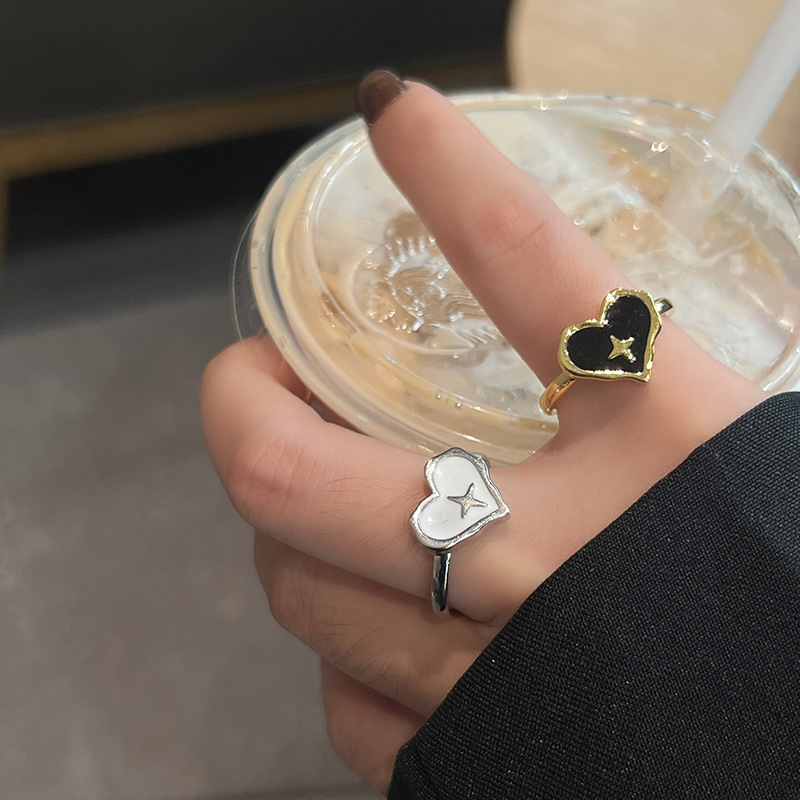 Title 2, Bague Ouverte Croix Amour Époxy Spécial Mode, u...