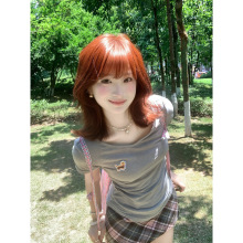 秋冬长袖T恤蝴蝶结蕾丝花边新款修身春秋季显瘦短款打底衫上衣女