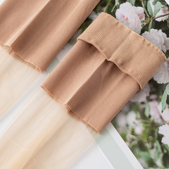 Summer air-conditioning knee-high tights, thin style, mid-calf length, can be trimmed to any length, resistant to snagging, over-knee tights, cotton knee-high tights that stay in place and don't slip down.