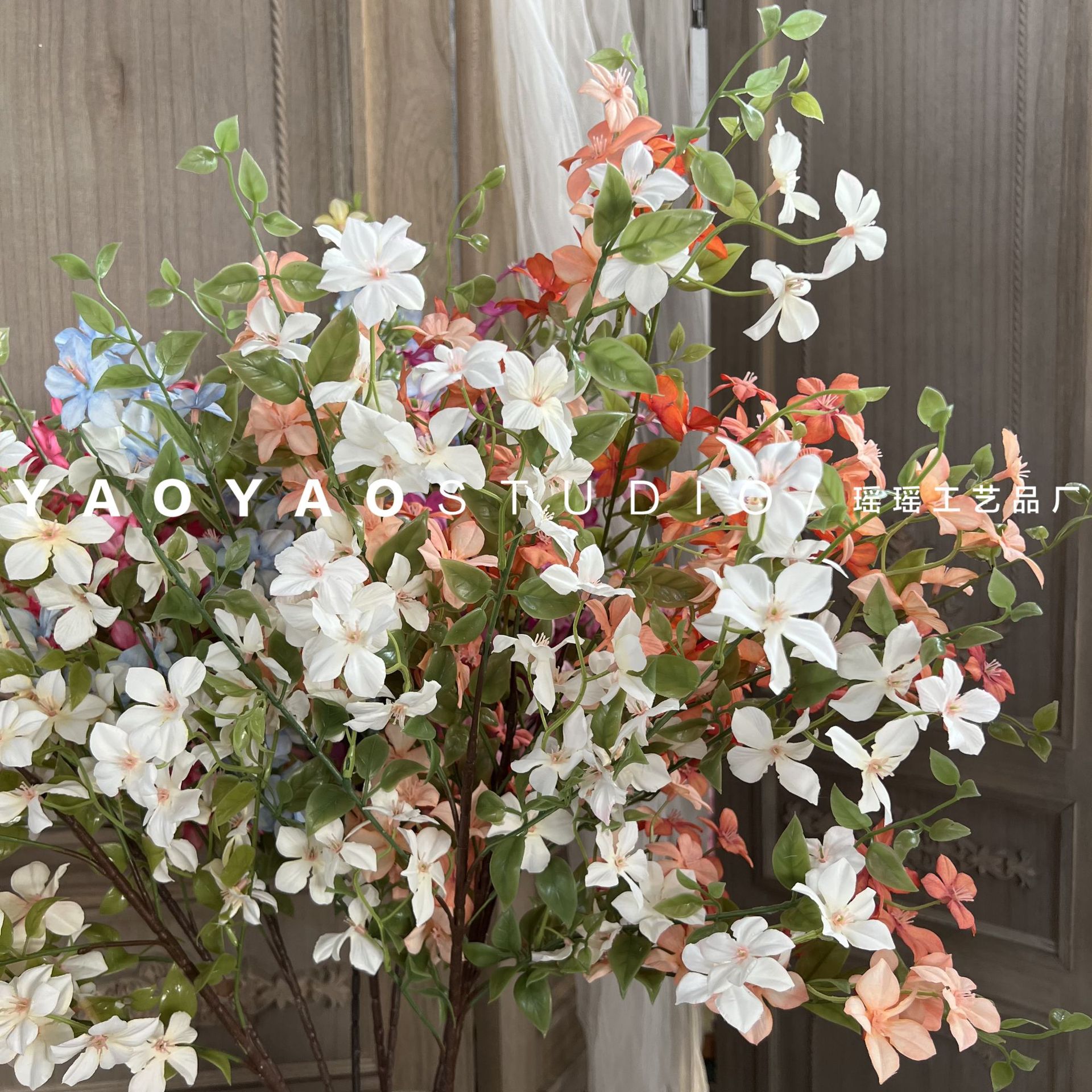 新款七里香 简约自然仿真花 北欧田园家居样板间装饰森系婚礼花材