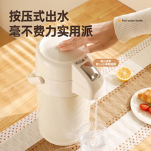 新家园气压式热水瓶316内胆大容量按压出水家用车载棋牌室保温壶