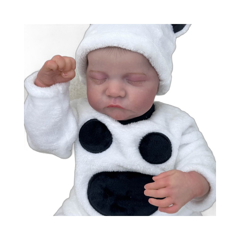 Bebé Le pesado rn simulación spot Re muñeca viviente transfronteriza muñeca juguete ol fuente bo goma blanda lD Henghua