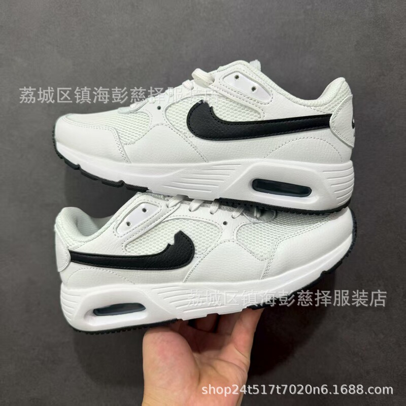 Putian Shoe Factory Direct Sales Air Max Sc Air Cushion Elastic Low-Top Running Shoes for Men and Women Breathable Sports Shoes Export