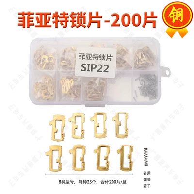 Suitable for Honda Mazda: Avtomobil qapı kilidi silindrləri - sipp2-fiat-lock-piece-200-piecesboxcopper