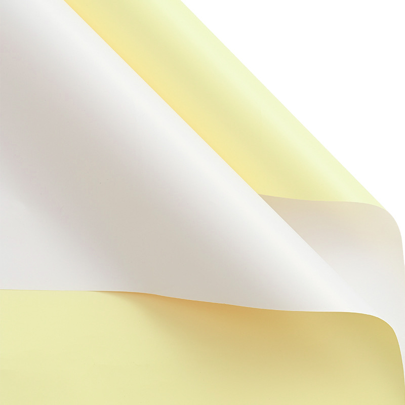 Jiemi materiales de flores florería floristería papel de embalaje de flores impermeable papel euroasiático de dos colores color sólido papel Ouya papel de embalaje de ramo