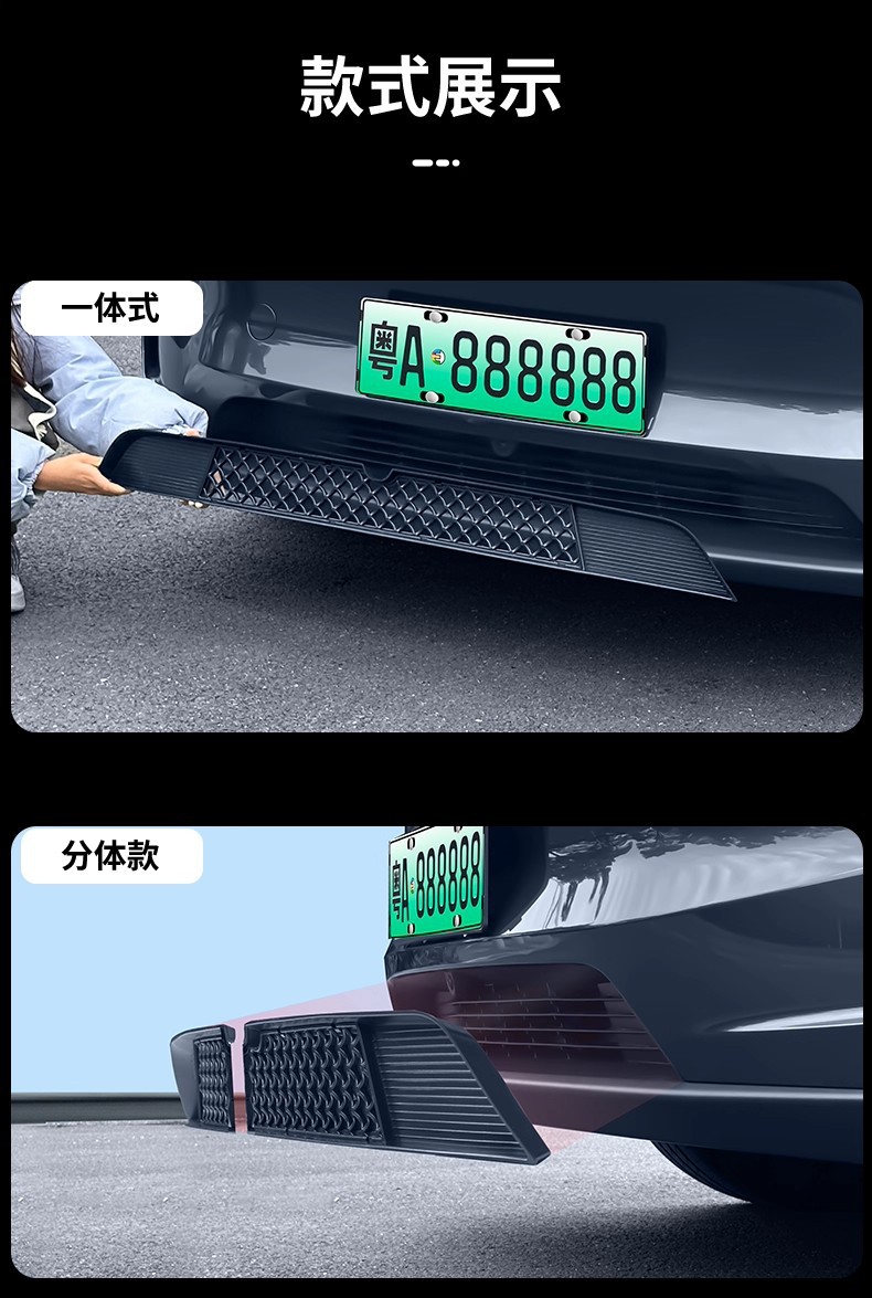 Suitable for the New Version of Tesla Model 3 Highland Removable Central Air Inlet Protective Cover Insect-Proof Net