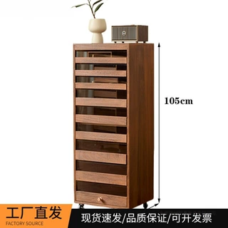 实木茶水柜办公茶具柜牙科柜抽屉式收纳边柜柜小型家用置物柜子