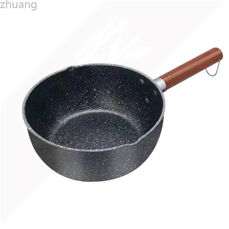 日式雪平锅宝宝辅食锅电磁炉燃气灶通用不粘锅宿舍泡面麦饭石奶锅|undefined
