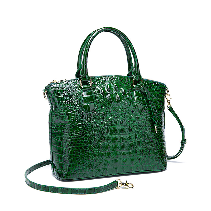 Crocodile Brahman 3D Neue Handtasche aus echtem Leder für Damen Doukuai Live Broadcast Organization_voghion.com