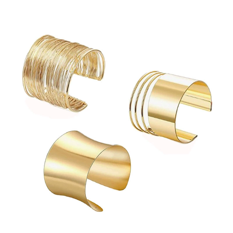 Трансграничный новый браслет, Европейская и американская мода, персонализированный металлический браслет, панк-уличный удар, открытая полая простая трубка