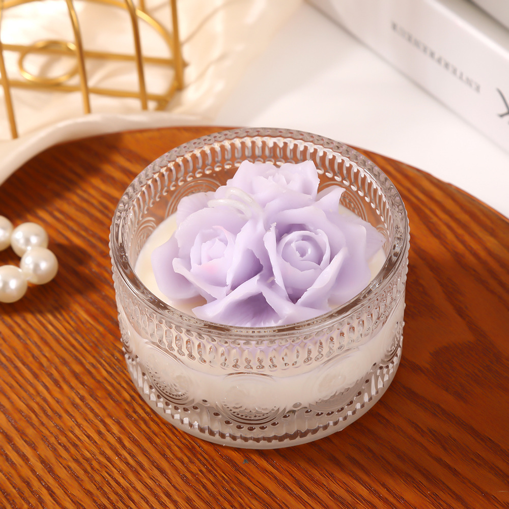 Rosas románticas con estilo de banano, Qixi, regalo de cumpleaños, regalo de perfume artesanal, regalo de mano.