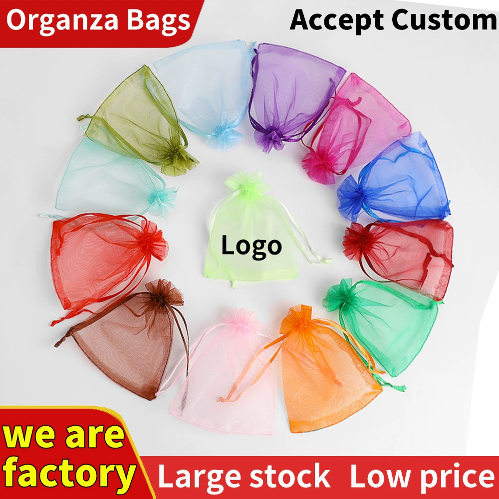 Oganza Bags Gift Mesh Bags Drawstring Small Pouches
