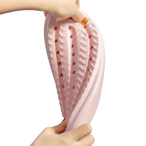 Hot couple's slippers for summer wear, thick sole, poop, cool slippers, home bathroom, non-slip sandals, female