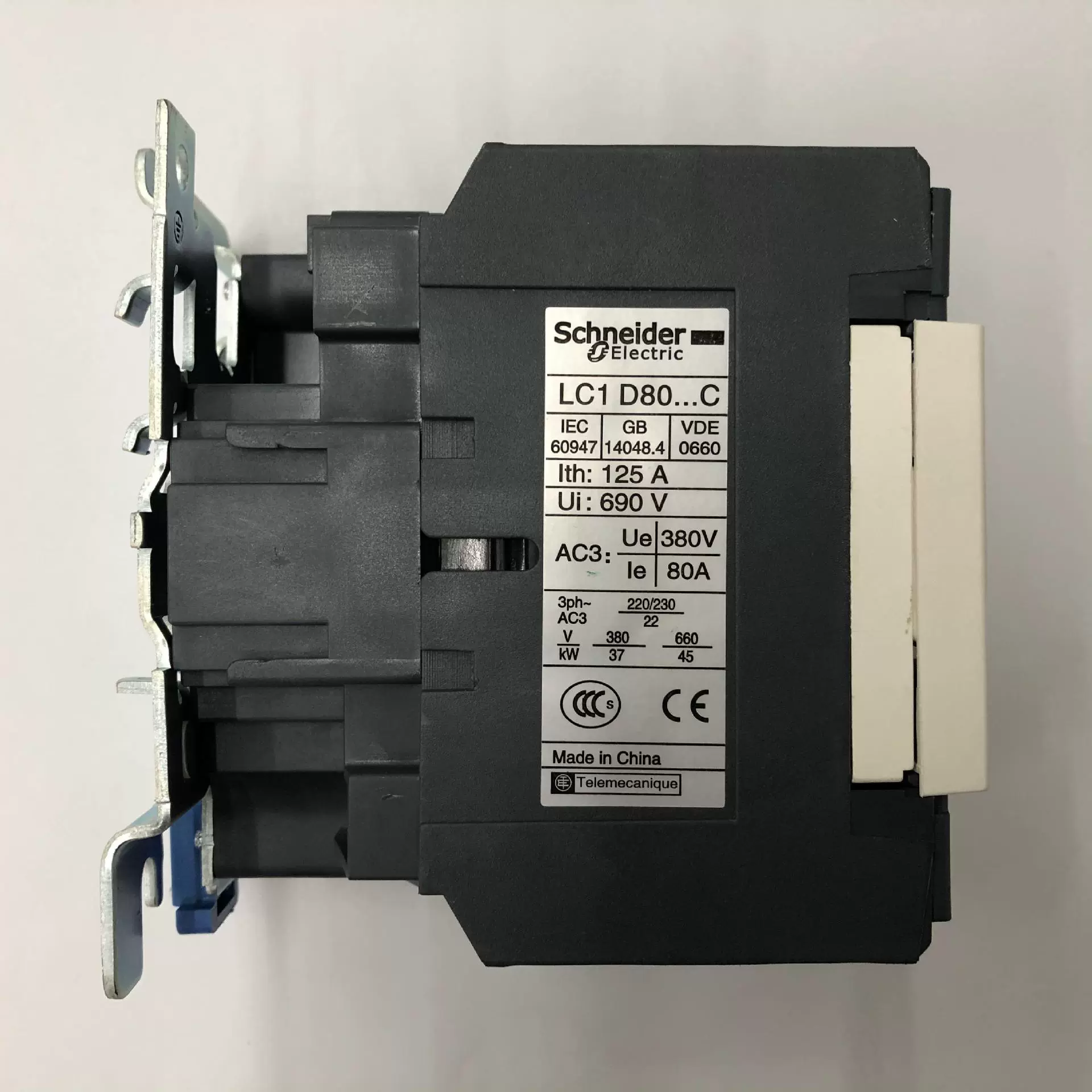 Original authentic LC1D80M7C AC AC220V 50/60Hz Schneider Third -level AC contactor