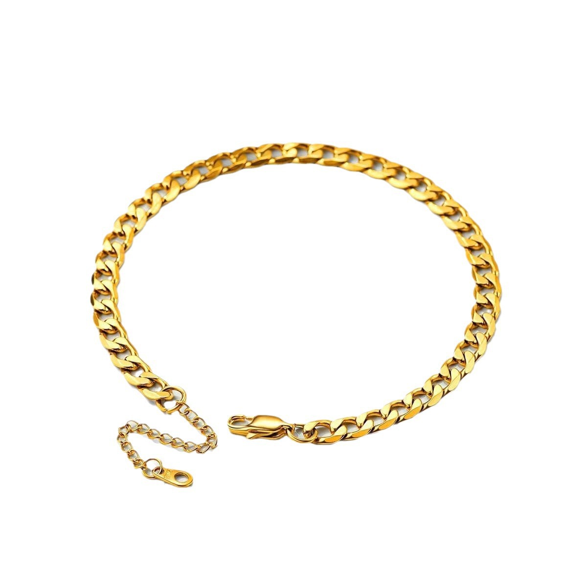 Men's Figaro And Snake Chain Necklace Gold And Silver Plated_voghion.com