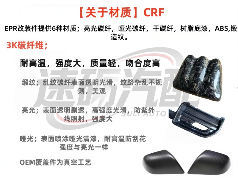 Suitable for 12-19 Toyota Gt86 Brz Subaru Fender Modification Carbon Fiber Wind Blade Ab Style Decorative Parts