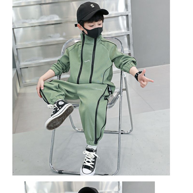 Παιδικό φθινοπωρινό σετ 2023 Νέο όμορφο κοστούμι μπέιζμπολ δύο τεμαχίων για αγόρια άνοιξη και_voghion.com