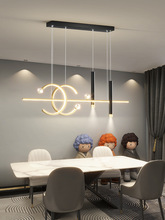 餐厅灯2024新款网红爆款中山灯具简约现代大气吃饭餐桌上方吊灯