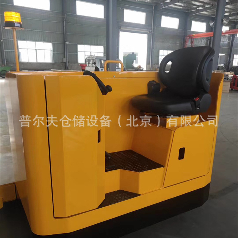 普尔夫电动平板车转运磨具0T平板货叉搬运车厂区电瓶拉货车运输拖