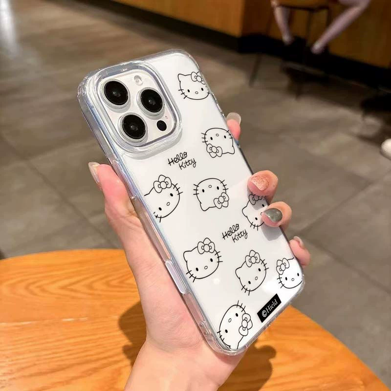 Чехол для телефона с рисунком «камеры/мультфильм», совместим с iPhone 16, 16 Pro Max, 14