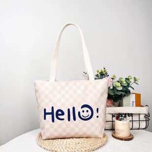 Double-sided universal shopping bag, increased thickness, internet celebrity