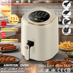 电脑式空气炸锅智能触控无油烟机械款电炸锅跨境欧美英规Airfryer