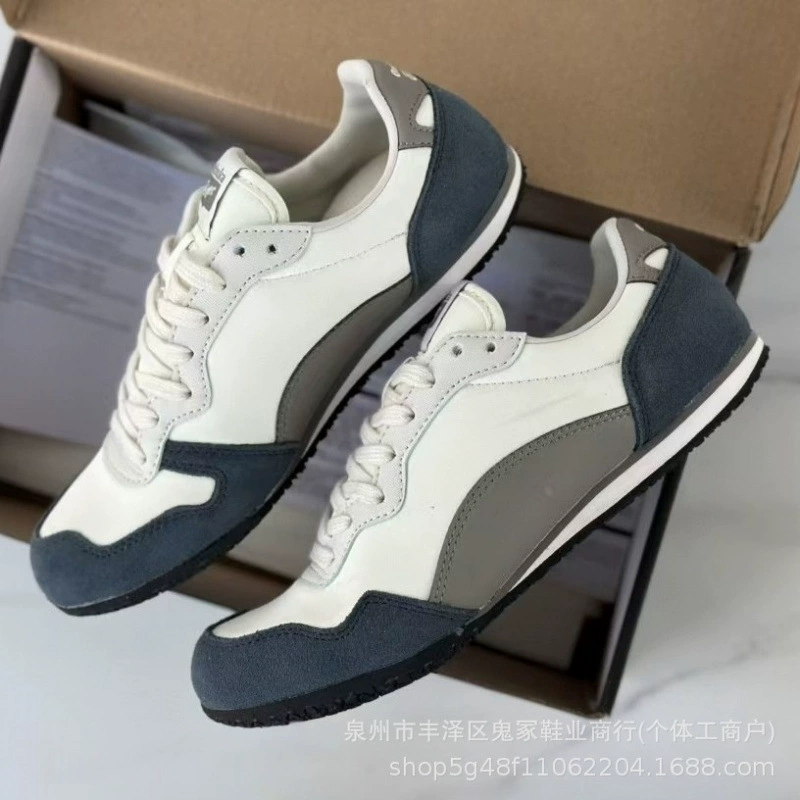 Кеды без шнурков Onitsuka Tiger, кожаные, повседневные универсальные, унисекс