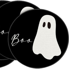 クロスボーダー temu 人気のハロウィンプレースマットカボチャスカル魔女クモラウンドプレースマット断熱マット装飾